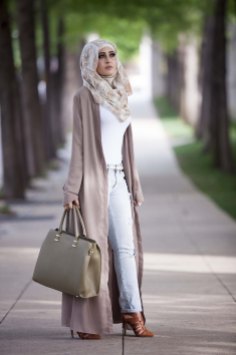 maxi dress hijab style